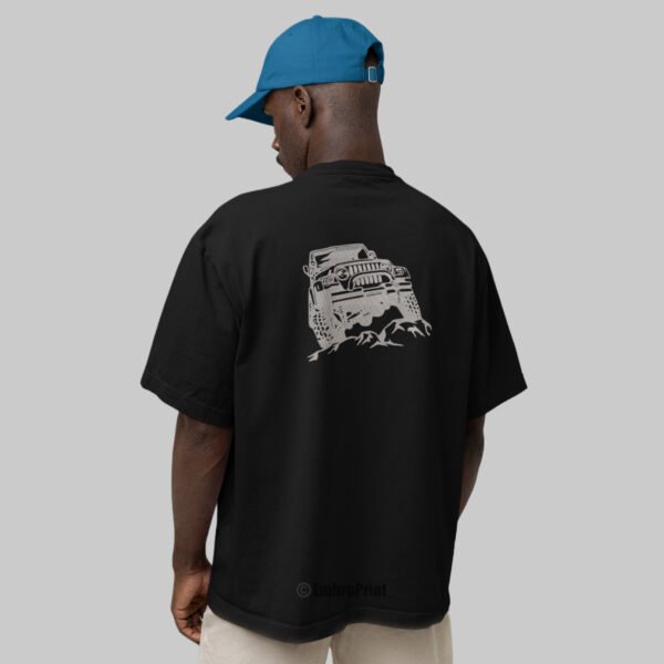 Thar Embroidered Oversized Unisex Tshirt - Image 4