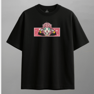 Alternative view of Anya Forger Embroidered Oversized  Unisex Tshirt