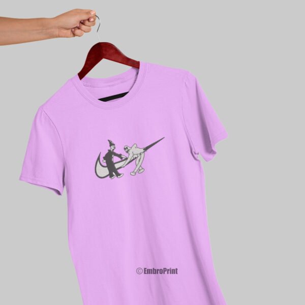 Nike Koko Clowns Embroidered Oversized Lavender Unisex Tshirt - Image 7