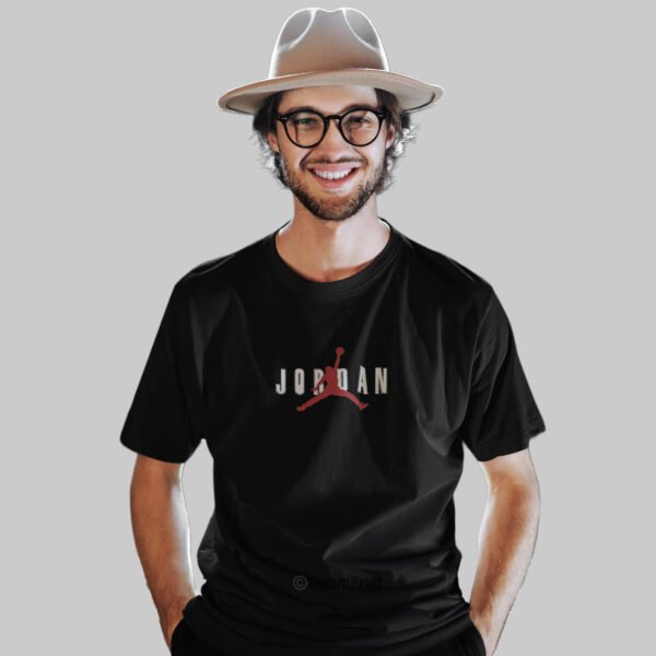 Nike Jordan Embroidered Oversized Black Unisex Tshirt - Image 8
