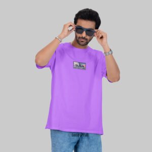 Adventure Awaits Embroidered Oversized Unisex Tshirt