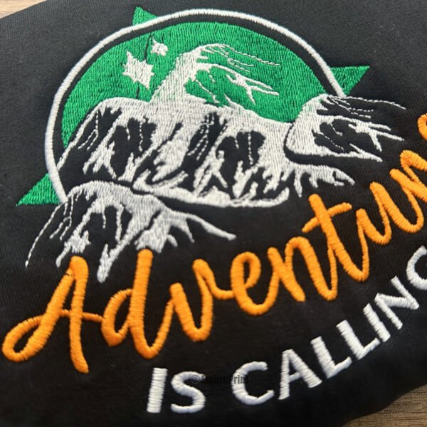 Adventure is Calling Tee - Black - Image 2