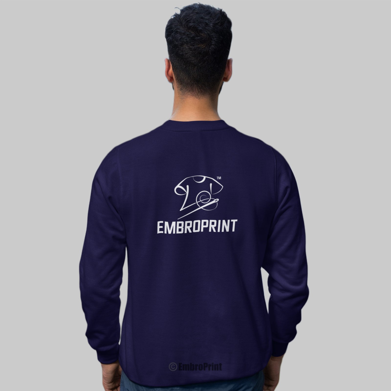 Sweatshirt with Custom Logo Embroidery - Image 6