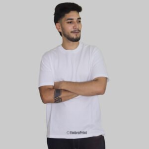 Alternative view of Premium White Oversized Drop-Shoulder T-Shirt