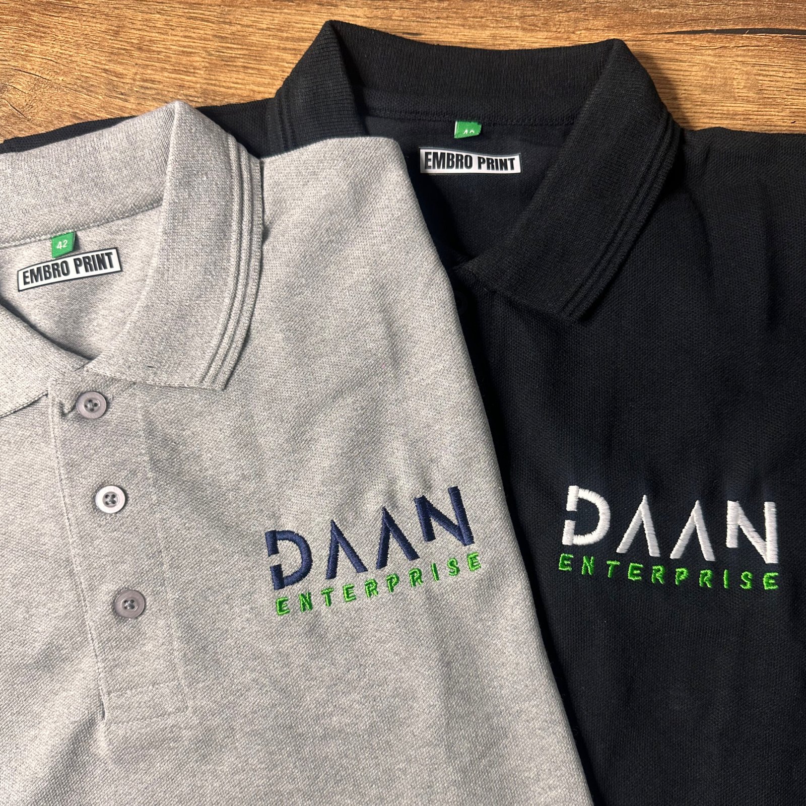 Premium Polo T-Shirt with Custom Logo Embroidery - Image 7