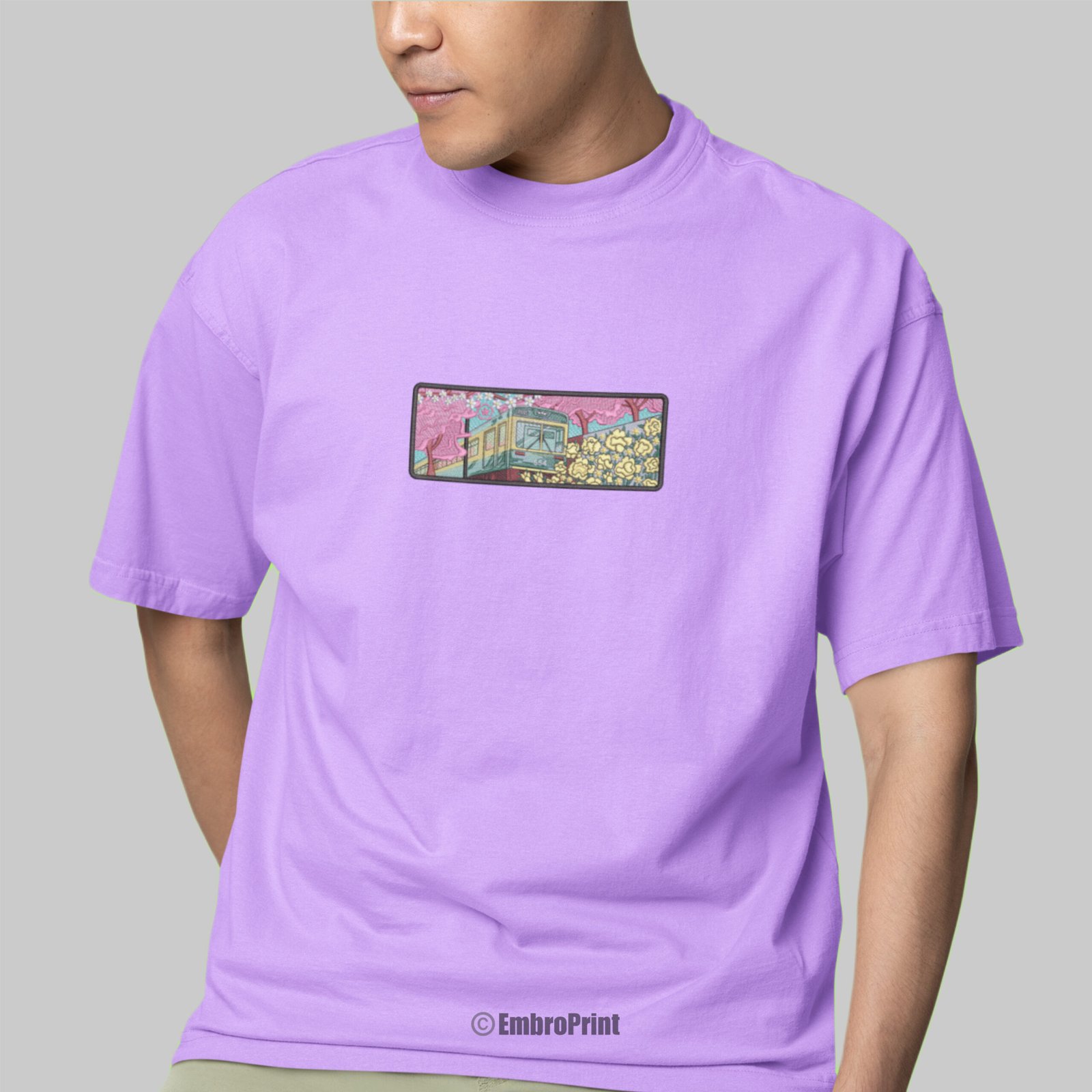 Japanese Train During Cherry Blossom - Image 8