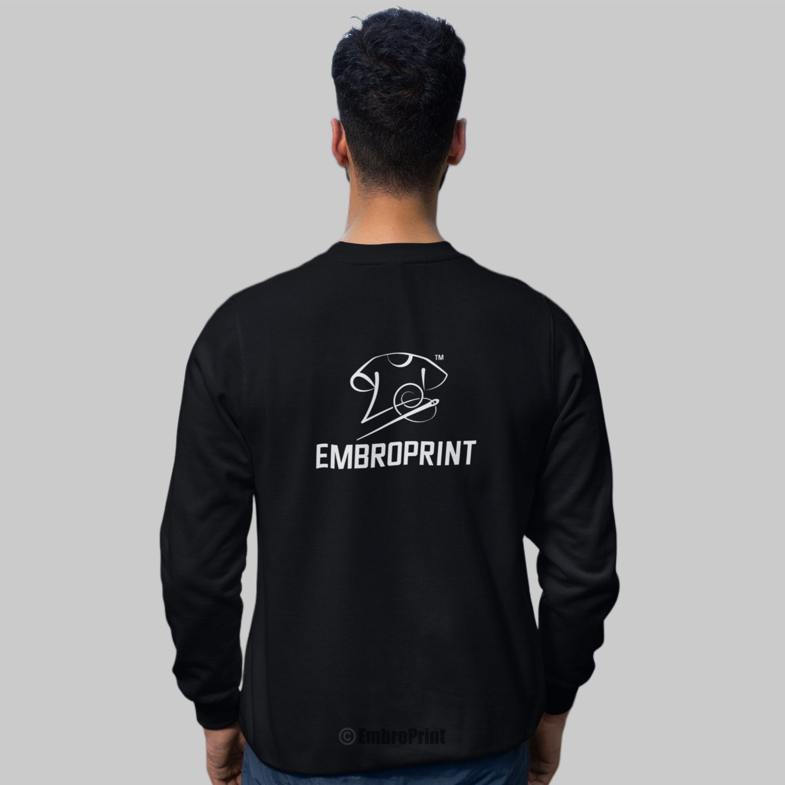 Sweatshirt with Custom Logo Embroidery - Image 7