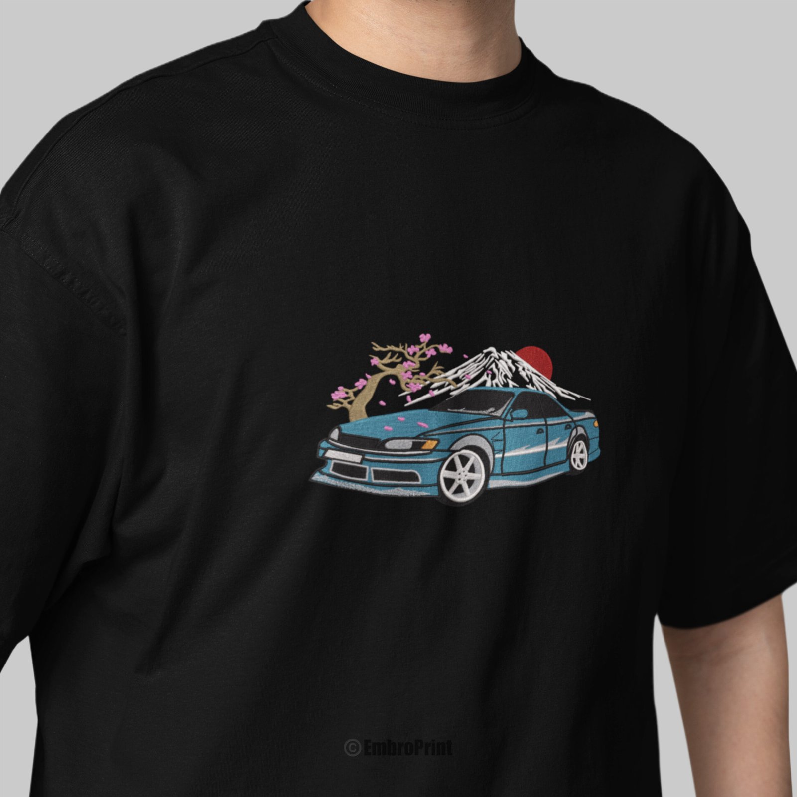 Mt. Fuji with Mazda Car During Cherry Blossom - Image 3