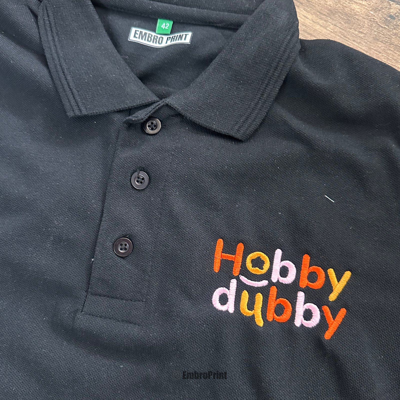 Premium Polo T-Shirt with Custom Logo Embroidery - Image 4