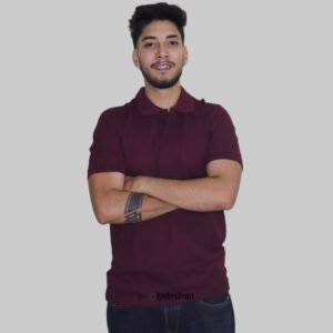 Premium Polo - Classic Maroon | 100% Cotton, Supercombed Fabric