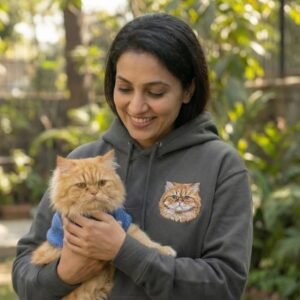 Alternative view of Custom Pet Portrait Embroidery