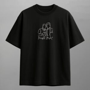 Alternative view of Portrait Embroidery - Lineart