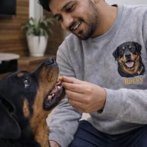 Custom Pet Portrait Embroidery