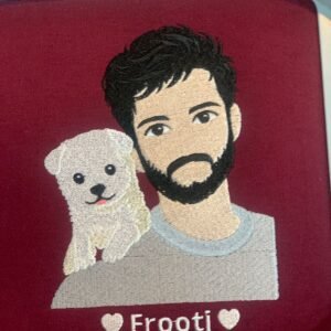 Alternative view of Portrait Embroidery - Full Features