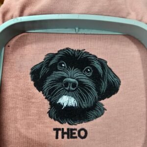 Alternative view of Custom Pet Portrait Embroidery