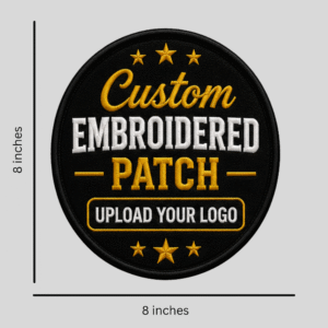 Custom Iron-On Embroidered Patches - 8inches