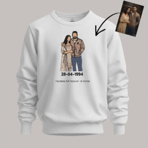 Portrait Embroidery – Faceless- Sweatshirt