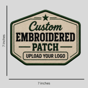 Custom Iron-On Embroidered Patches - 7inches
