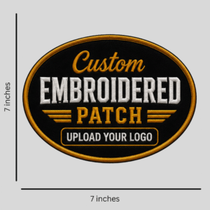 Alternative view of Custom Iron-On Embroidered Patches - 7inches