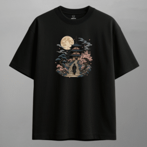 Alternative view of Samurai Warrior Pagoda Embroidery