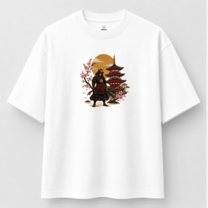 Alternative view of Japanese Samurai Warrior