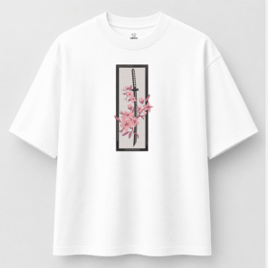 Alternative view of Katana & Cherry Blossom