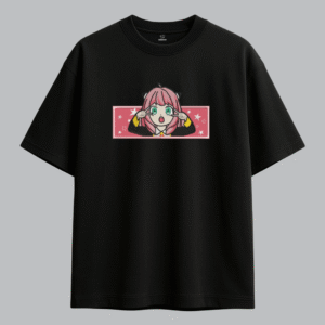 Alternative view of Anya Forger Embroidered Oversized  Unisex Tshirt