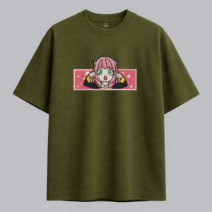 Anya Forger Embroidered Oversized  Unisex Tshirt - Image 5