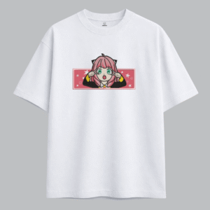 Anya Forger Embroidered Oversized  Unisex Tshirt - Image 4