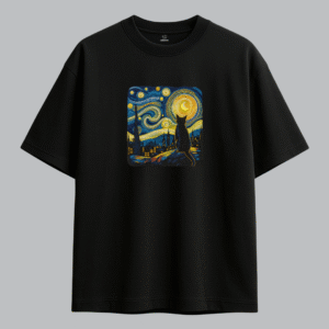 Starry Night and Cat - Image 2