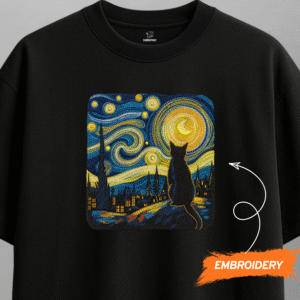 Starry Night and Cat