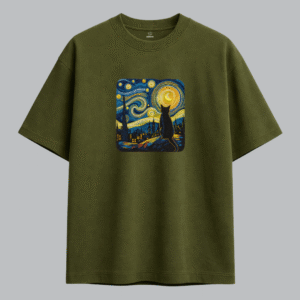 Starry Night and Cat - Image 5