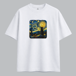 Starry Night and Cat - Image 4