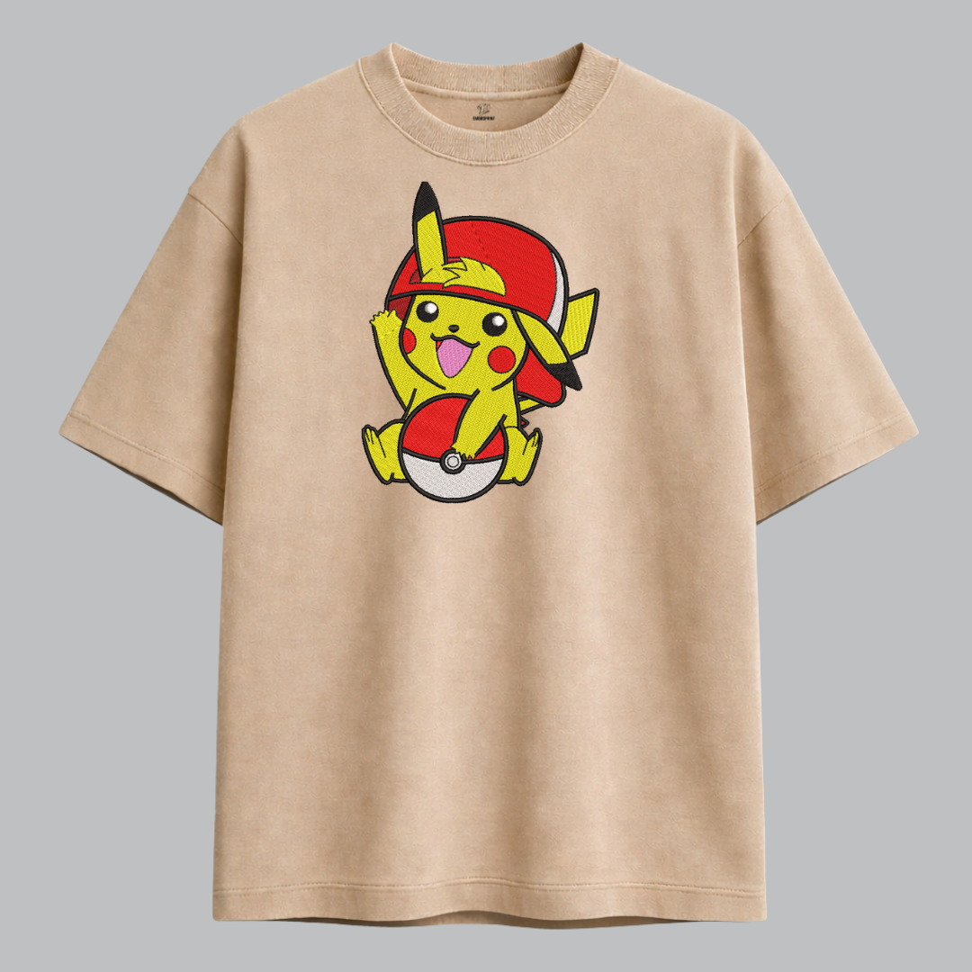 Pikachu Pokémon – Cute Anime Embroidery - Image 8