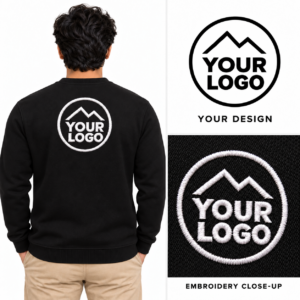 Alternative view of Sweatshirt with Custom Logo Embroidery