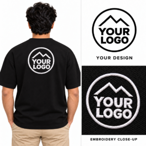 Alternative view of Oversize T-Shirt with Custom Logo Embroidery