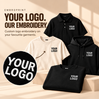 Embroprint_ Your Logo, Embroidered